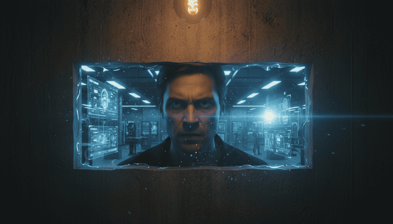 A Famous Glimpse Behind a Wall