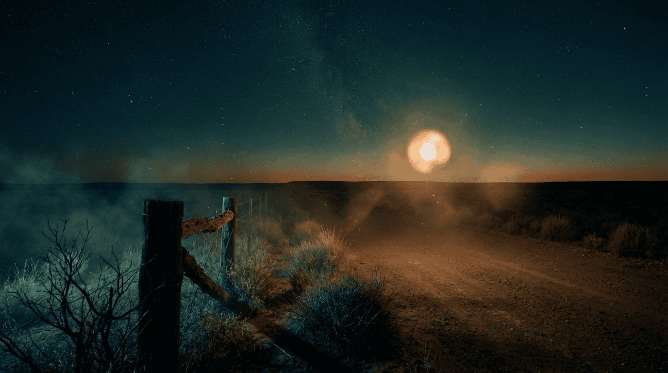 Seeking The Lights In Boulia Queensland