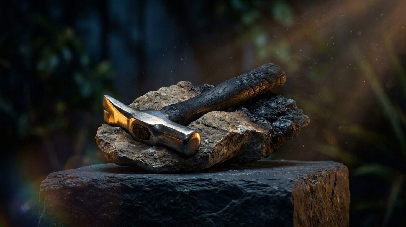 High-Purity Iron And A Carbonized Handle