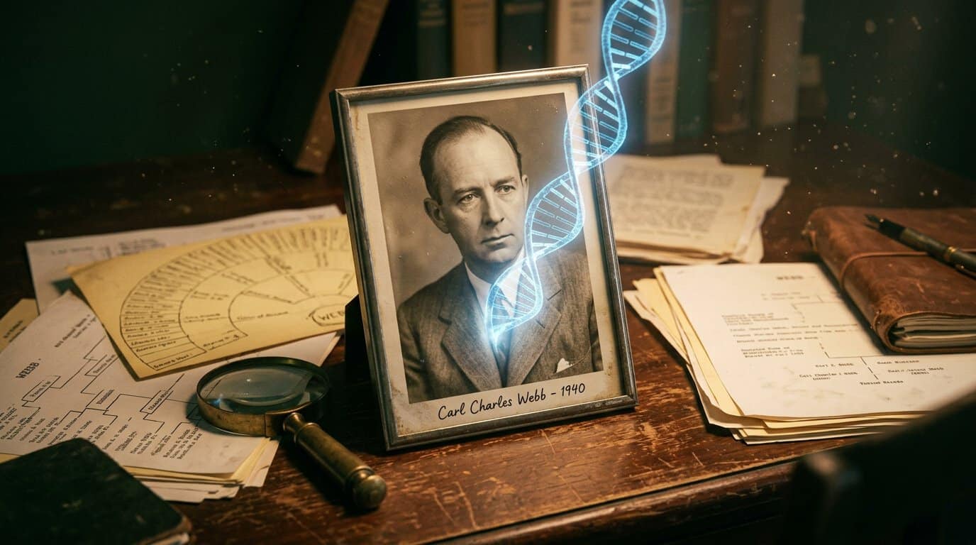 Genetic Genealogy Unmasks Carl Charles Webb