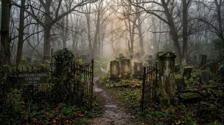 the haunting legends of bachelors grove cemetery 1775059318123