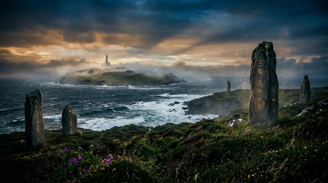 Hy-Brasil The Enchanted Phantom Island Of Ireland Celtic Legends Of The Otherworld Land