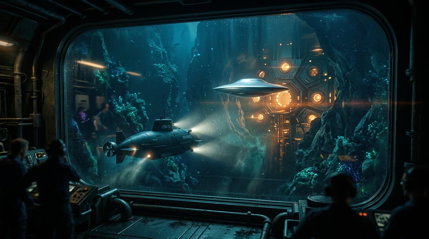 Military Encounters Near Deep Sea Trenches