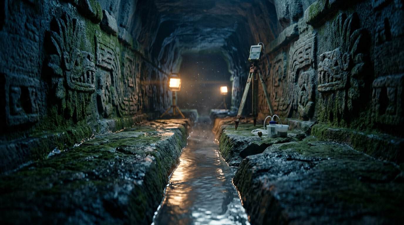 the silver river beneath the pyramid of the feathe 1780761672238