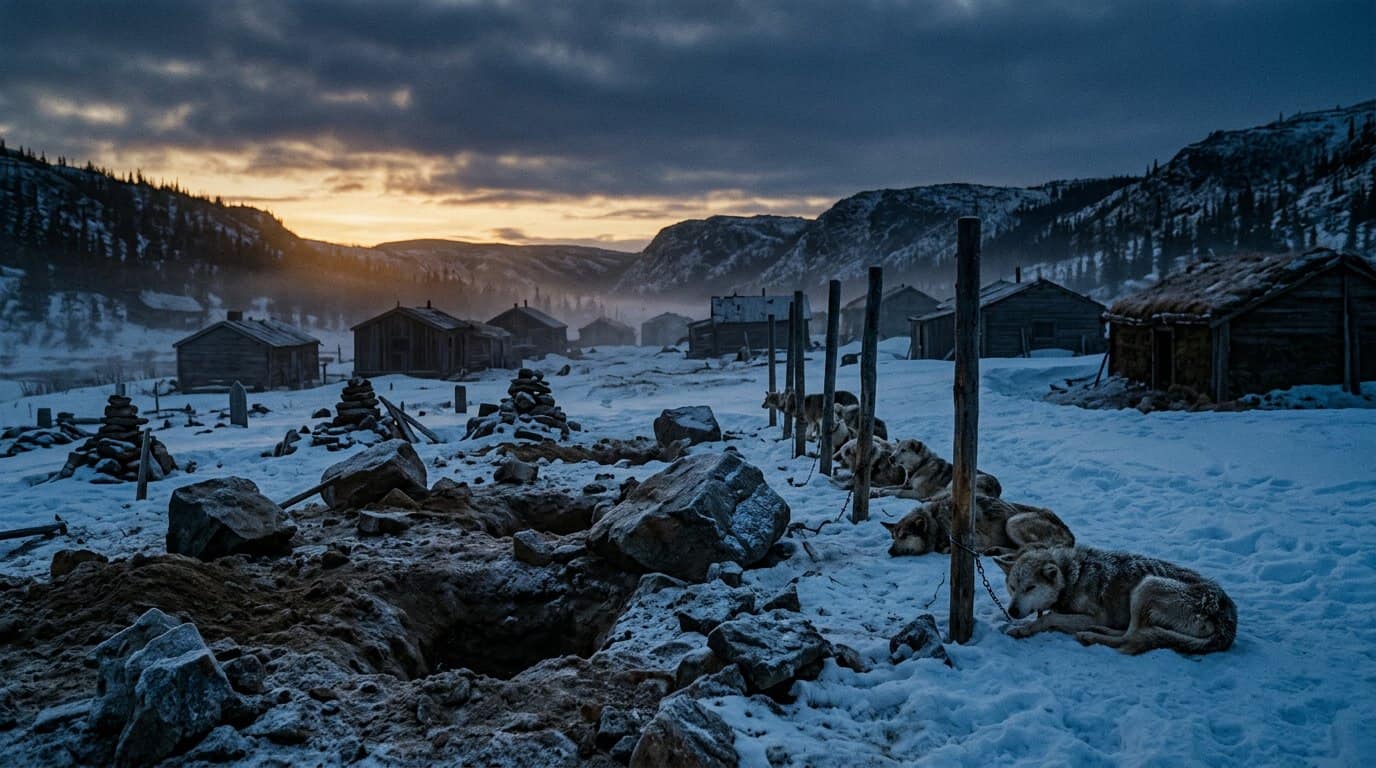 The Frozen Mystery Of The Vanishing Village Of Angikuni Lake Starved Sled Dogs And Desecrated Ancestral Graves