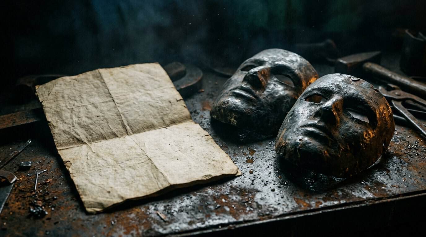 The Handwritten Mask Signal Note