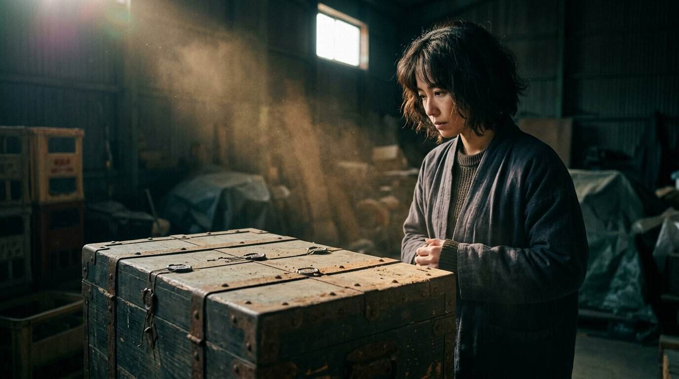 The Woman And Sealed Box